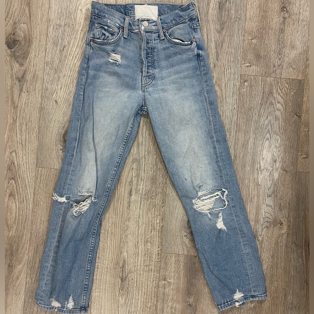 MOTHER superior Light Blue Denim Jeans